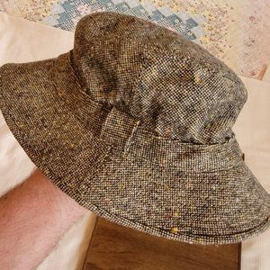 Irish Tweed Woolen Country Hat , Size 7-3/8 (L). NWOT